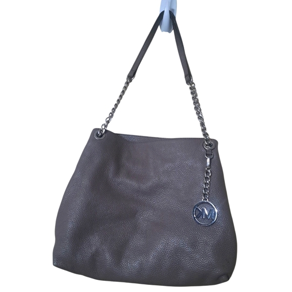 Michael Kors Hobo Bag Gray With Wallet - Picture 1 of 16